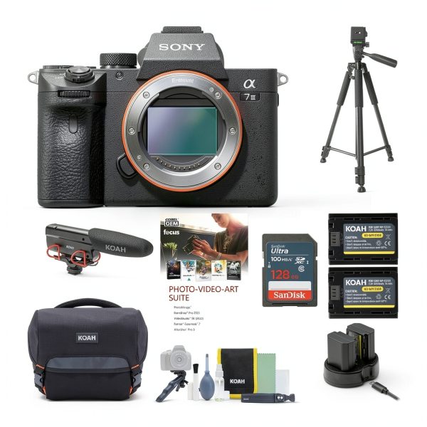 Sony Alpha a7 III Full Frame Camera Bundle 24MP 4K Video-0