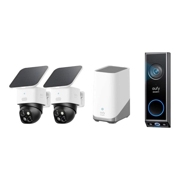 Eufy Security Camera Dual Cameras 2K Full HD Solar Powered-0