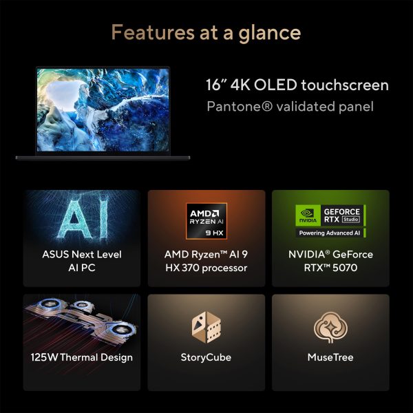 ASUS ProArt P16 Laptop 16 Inch 4K Touch Screen Copilot PC-2
