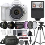 Canon EOS R50 Mirrorless Camera Bundle with Lens Accessories-0