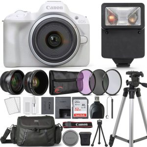 Canon EOS R50 Mirrorless Camera Bundle with Lens Accessories-0
