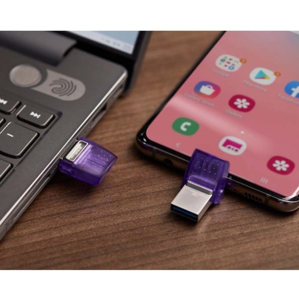 Pavo USB Flash Drive Fast Data Transfer Dual Connectors-1