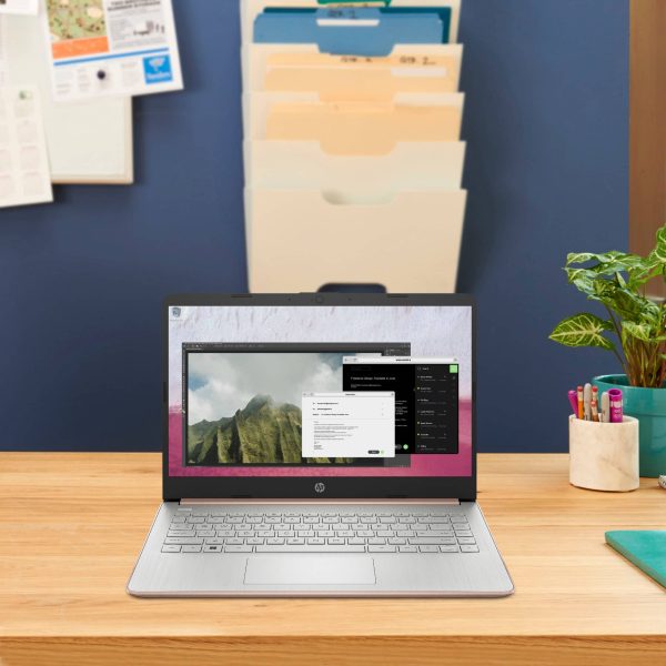 HP 14 Laptop Intel Celeron 4GB Memory 128GB eMMC-10